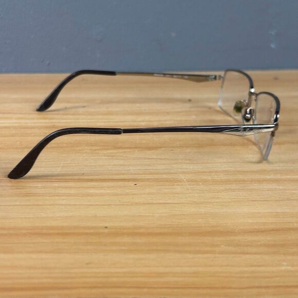 Ray-Ban RB6154 2531 Gunmetal Metal Eyeglasses Half-Rim 54-17-140 Frame Only - Picture 3 of 6